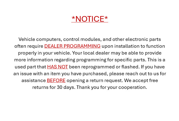 ’20-’22 KIA SOUL Body Control module BCM OEM 1 Year Warranty!