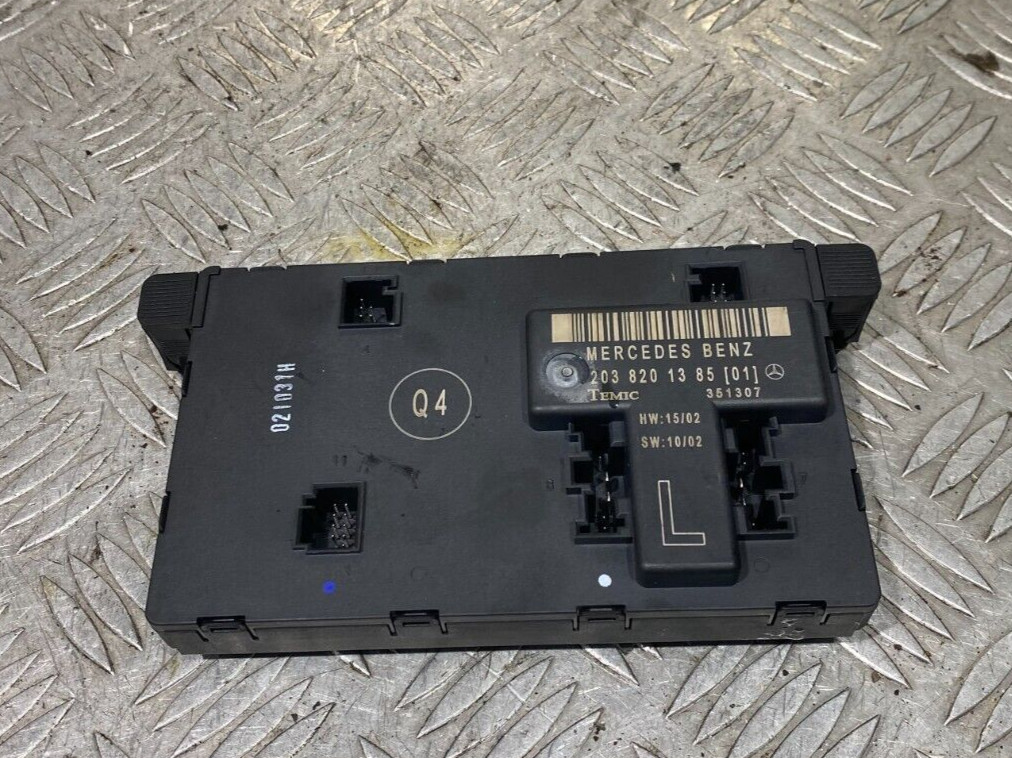 2005 MERCEDES C CLASS W203 FRONT PASSENGER SIDE DOOR MODULE 2038201385 #2