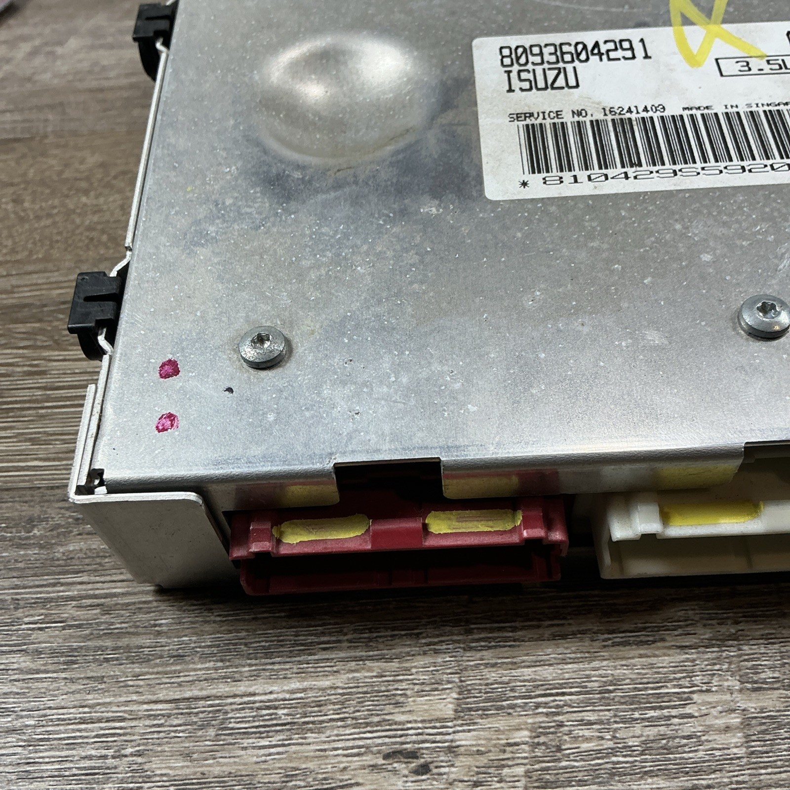 ENGINE COMPUTER ISUZU TROOPER 1999 8162414030 09360429 3.5L PCM ECM ECU OEM