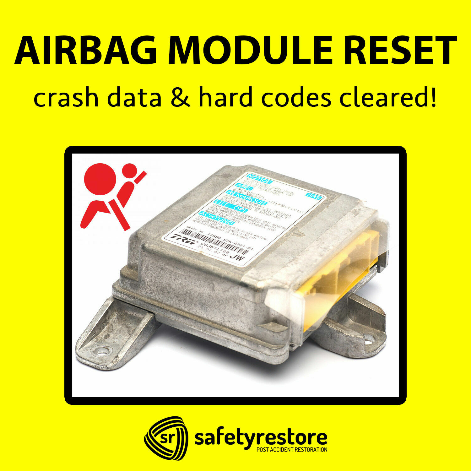 ⭐For All TESLA Module Reset SRS Unit Crash Code Clear #1 in USA⭐