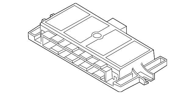 Genuine BMW Foot-well Module 613023 61-35-8-886-836