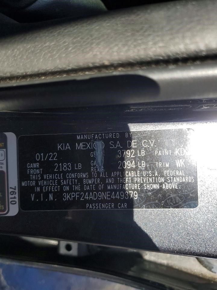 Used Body Control Module fits: 2022 Kia Forte Body Control BCM Sedan US market I