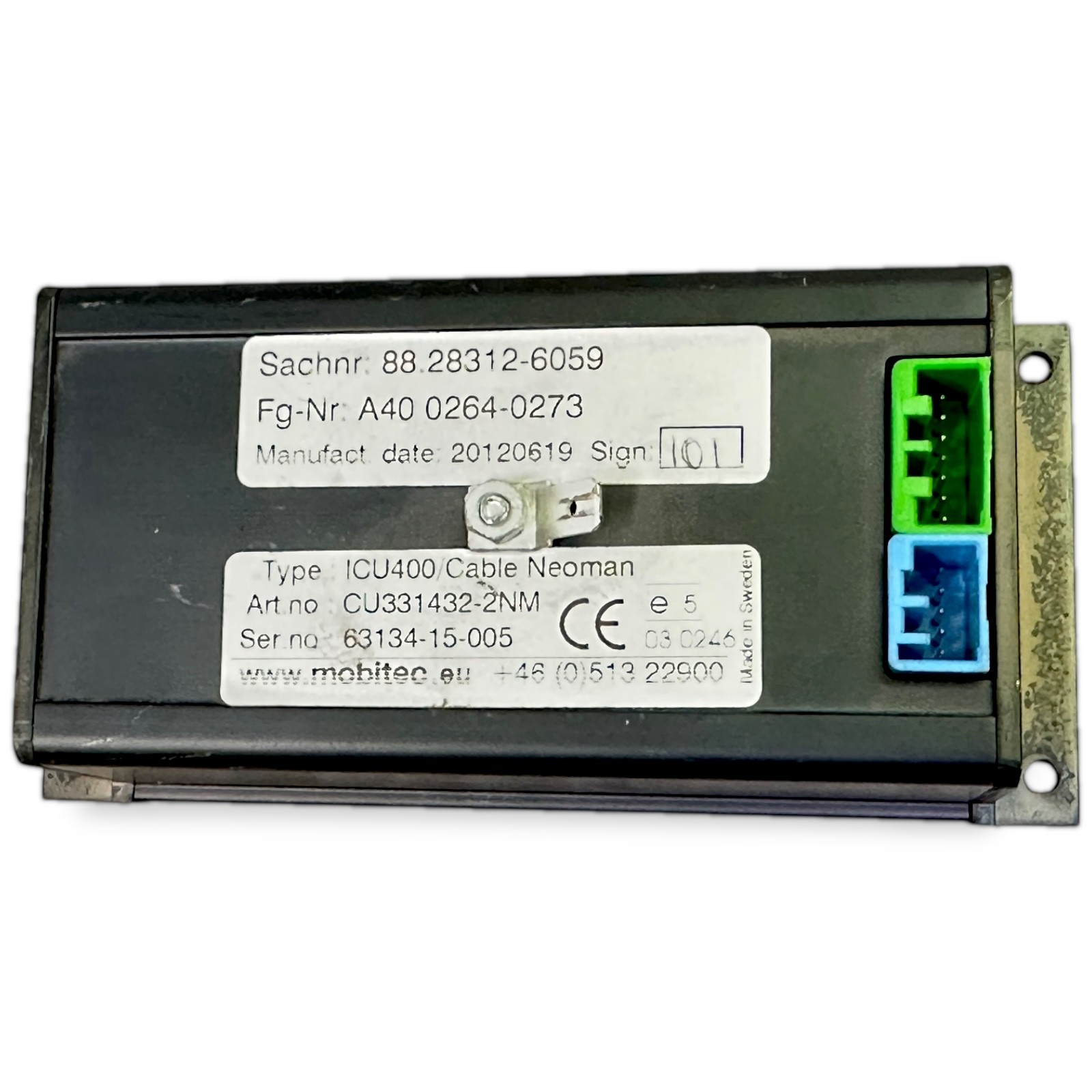 MAN TP2170512 Control Module, Destination Route Number Board 88.28312-6059