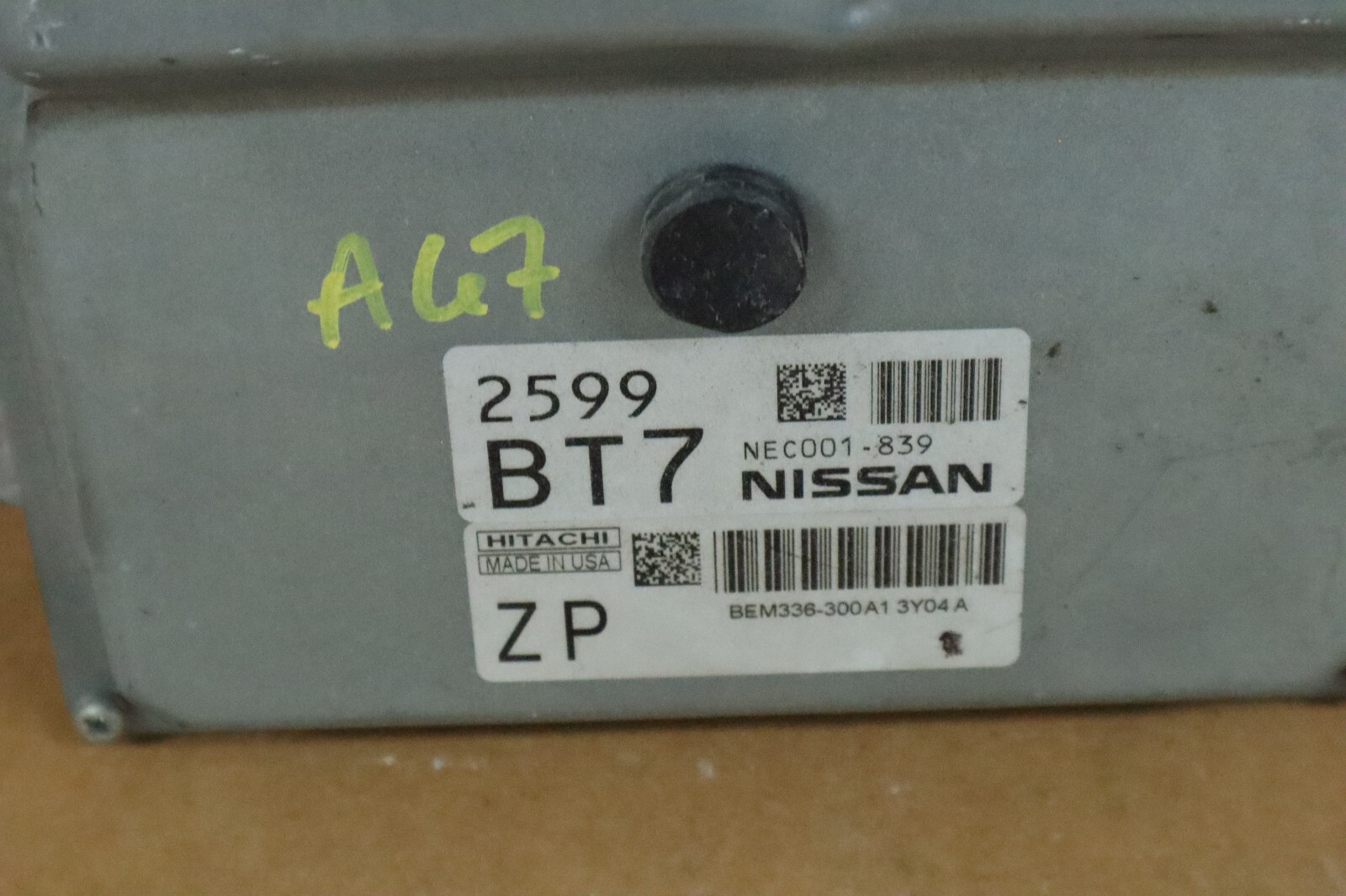 2014 Nissan Versa 1.6L Engine Computer Control Module ECM ECU OEM NEC001839