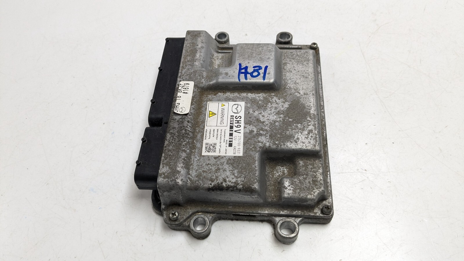 MAZDA CX5 MK2 ENGINE CONTROL MODULE ECU 2.2 / SKYACTIV-D DIESEL SH9V18881 2018