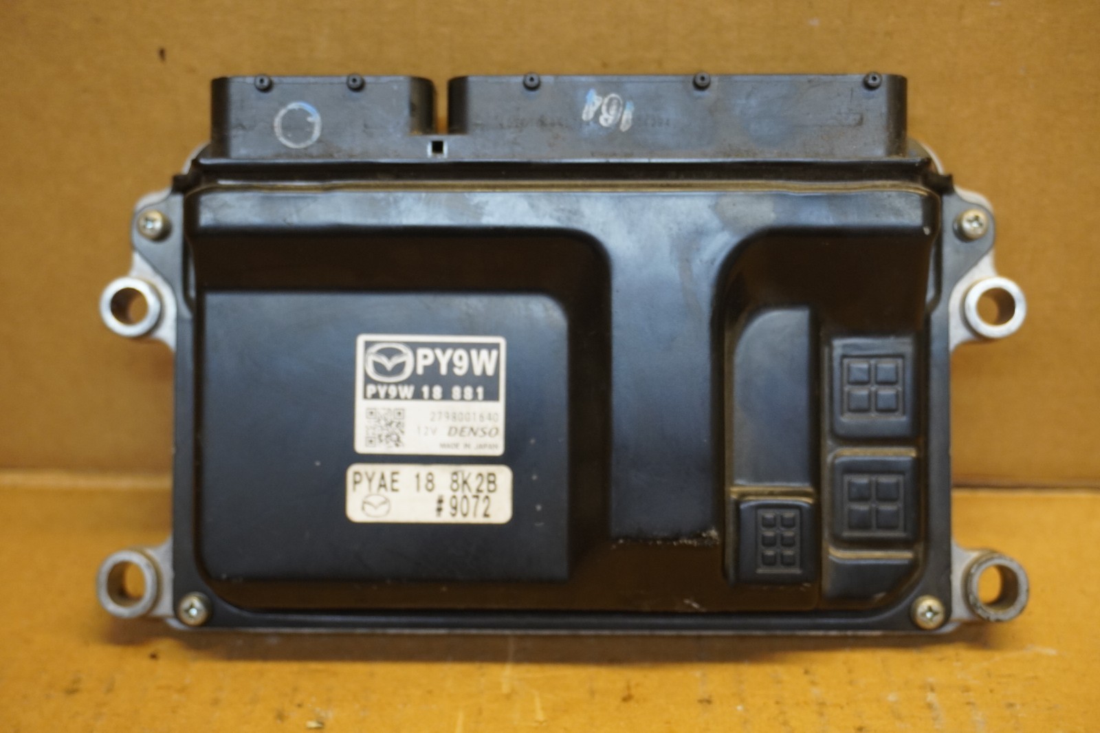 2016 Mazda 6 2.5L Engine Computer Control Module ECM ECU OEM PY9W 18 881