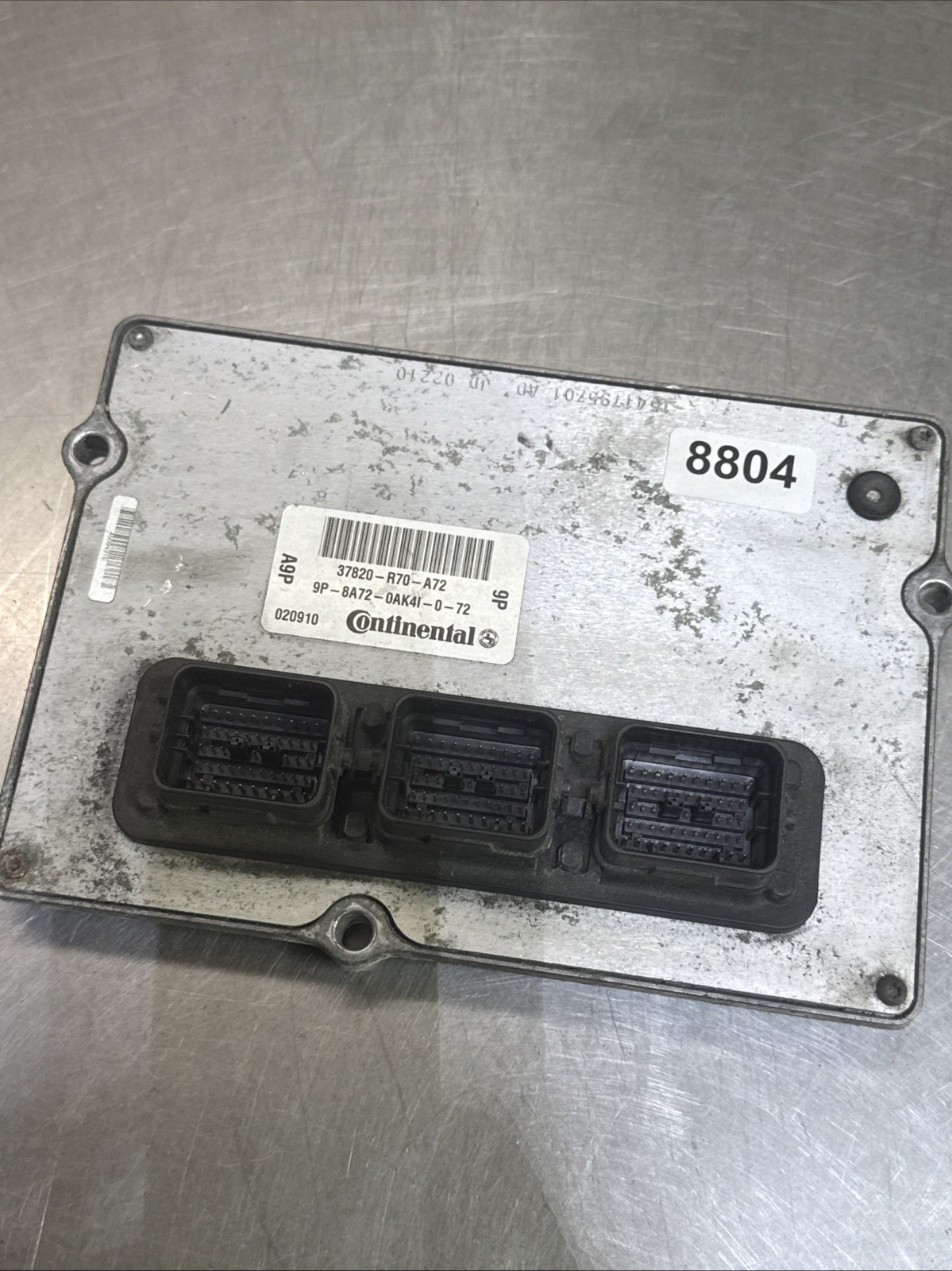 2010 Honda Accord Computer Brain Engine Control ECU ECM EBX Module 37820R70A72