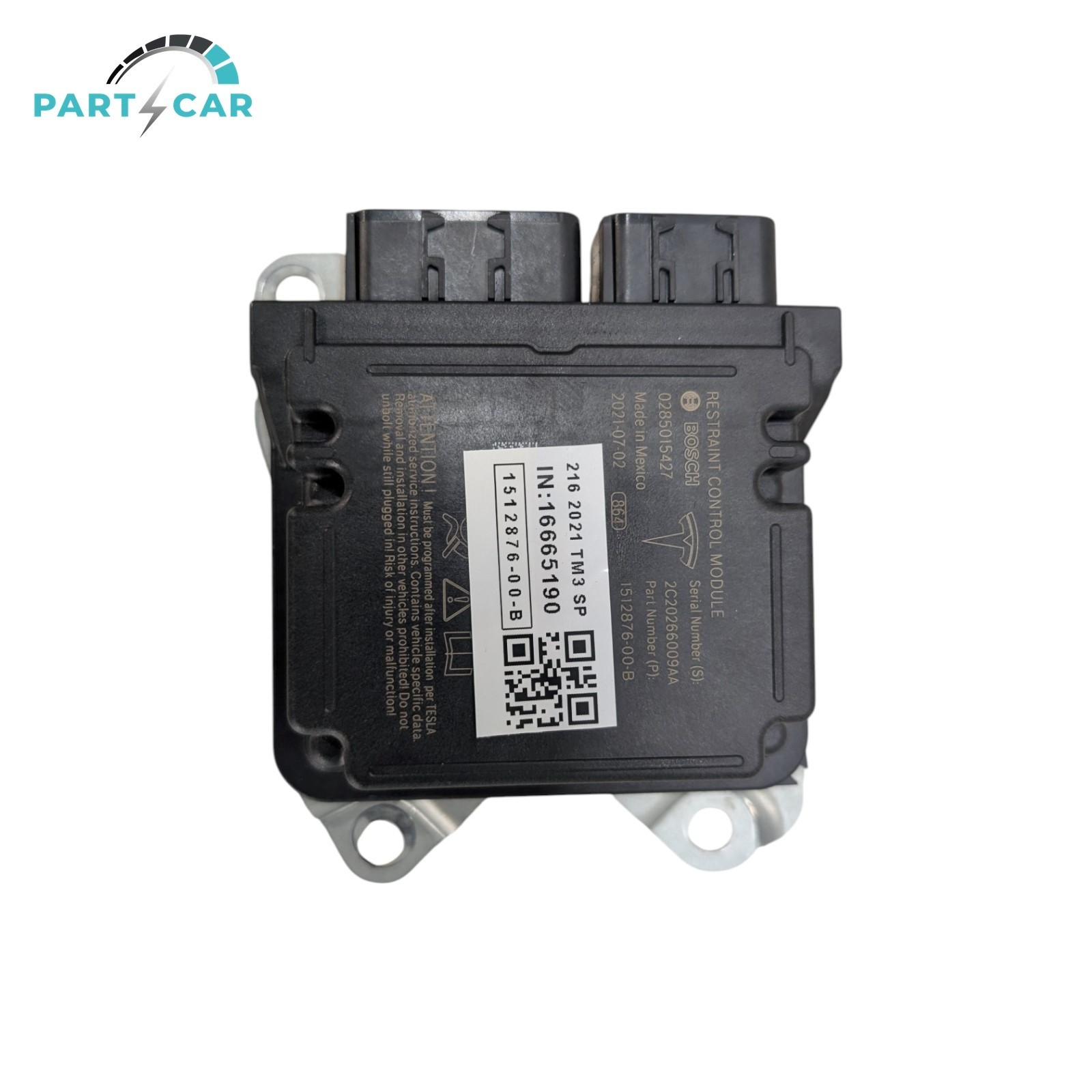 2020-2024 2025 Tesla Model 3 Y Safety Restraint Computer Control Module SRS Unit