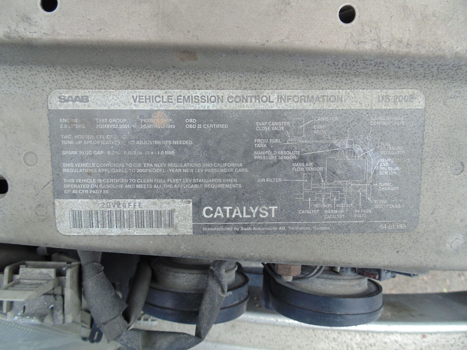 02 SAAB 9-3 Chassis Brain Box