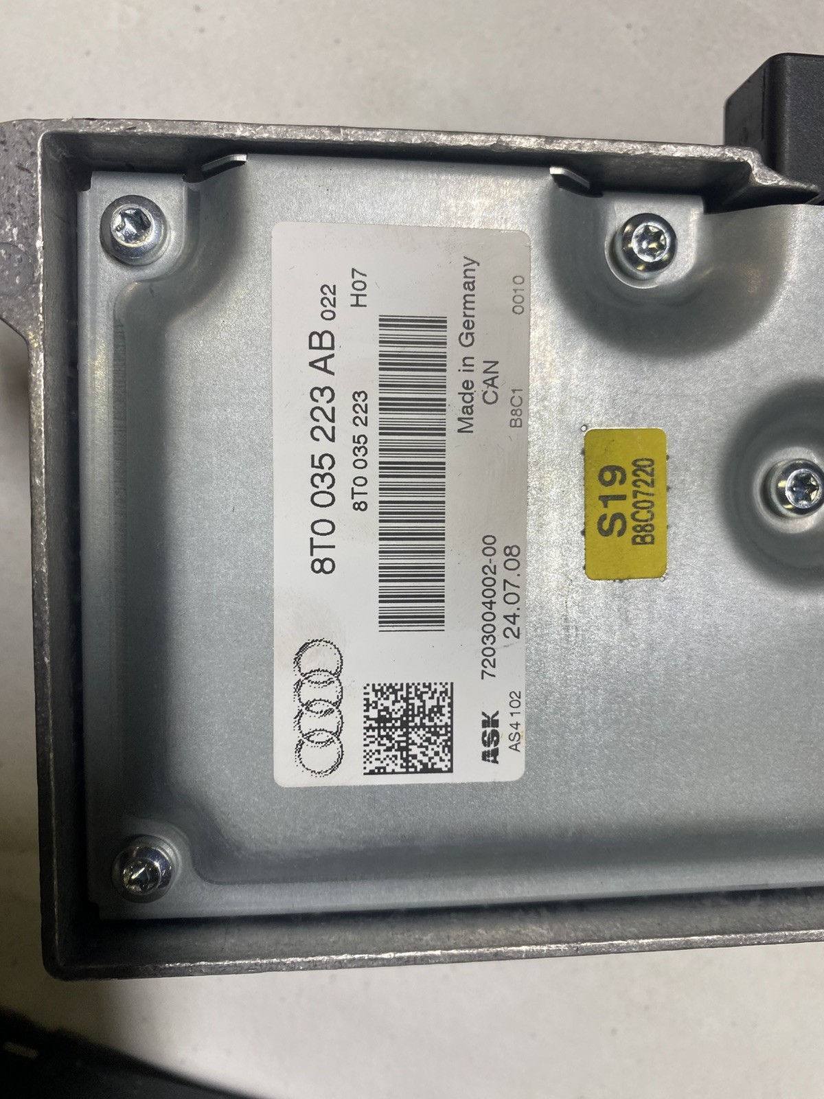 Audi A4 B8 2009 ECU Engine Computer Remote Key Instrument Cluster BCM BCM2