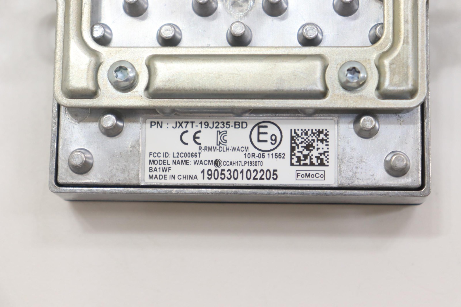 2019 – 2023 FORD TRANSIT CONNECT WIRELESS CHARGING CONTROL UNIT OEM JX7T19J235BD