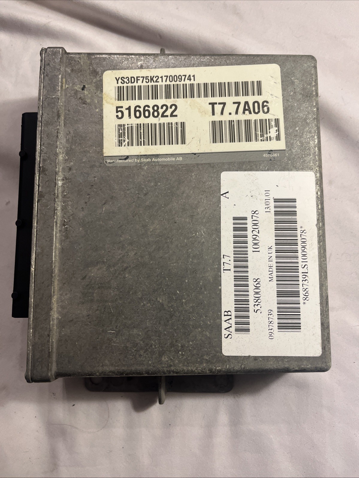 2001 Saab 9-3 ECM Electronic Control Module Trionic 5166822 OEM 30-Day Warranty