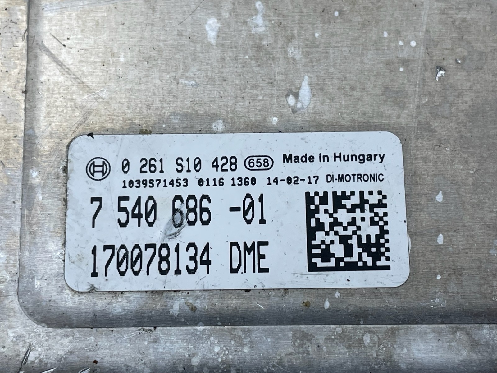 12-18 BMW 335i 435i 535i 640i X5 X6 N55 DME ECU Engine Computer Control Module