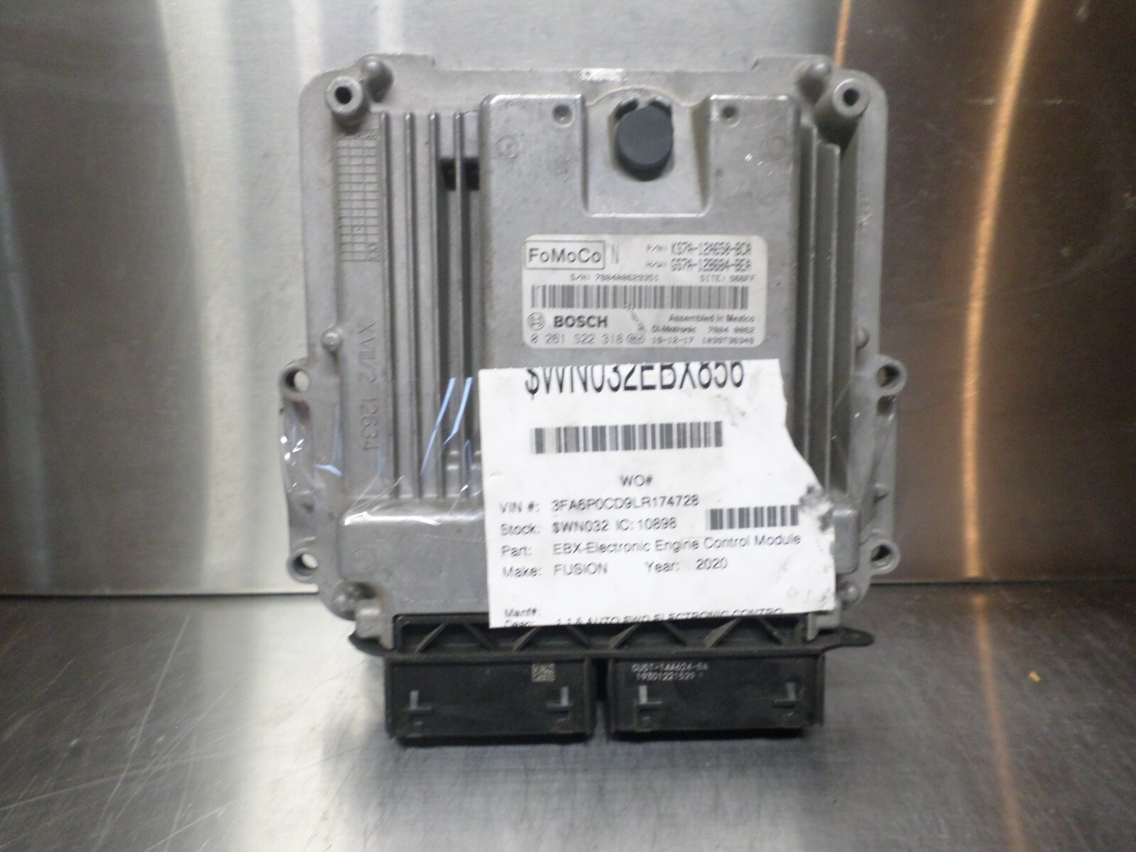 2020 Ford Fusion 1.5L Engine Control Module ECM ECU PCM OEM KS7A-12A650-BCA *J