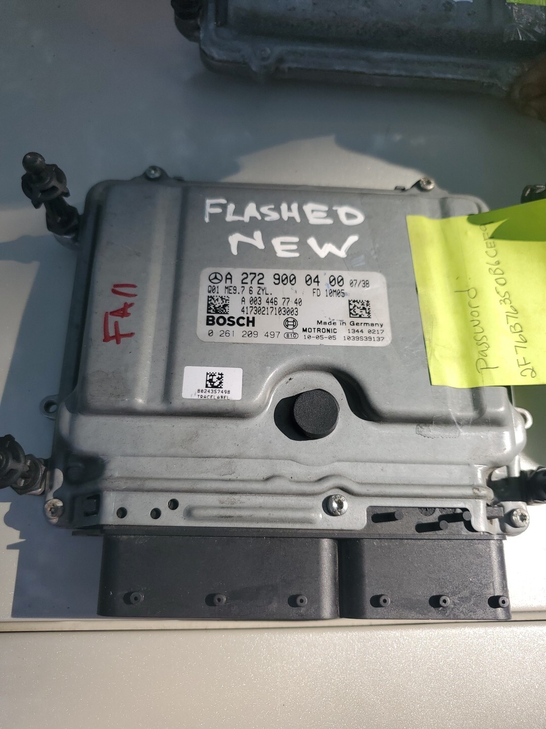 Mercedes W204 C300 E350 GLK350 M272 ECU Engine Control Unit 2721535691 FLASHED