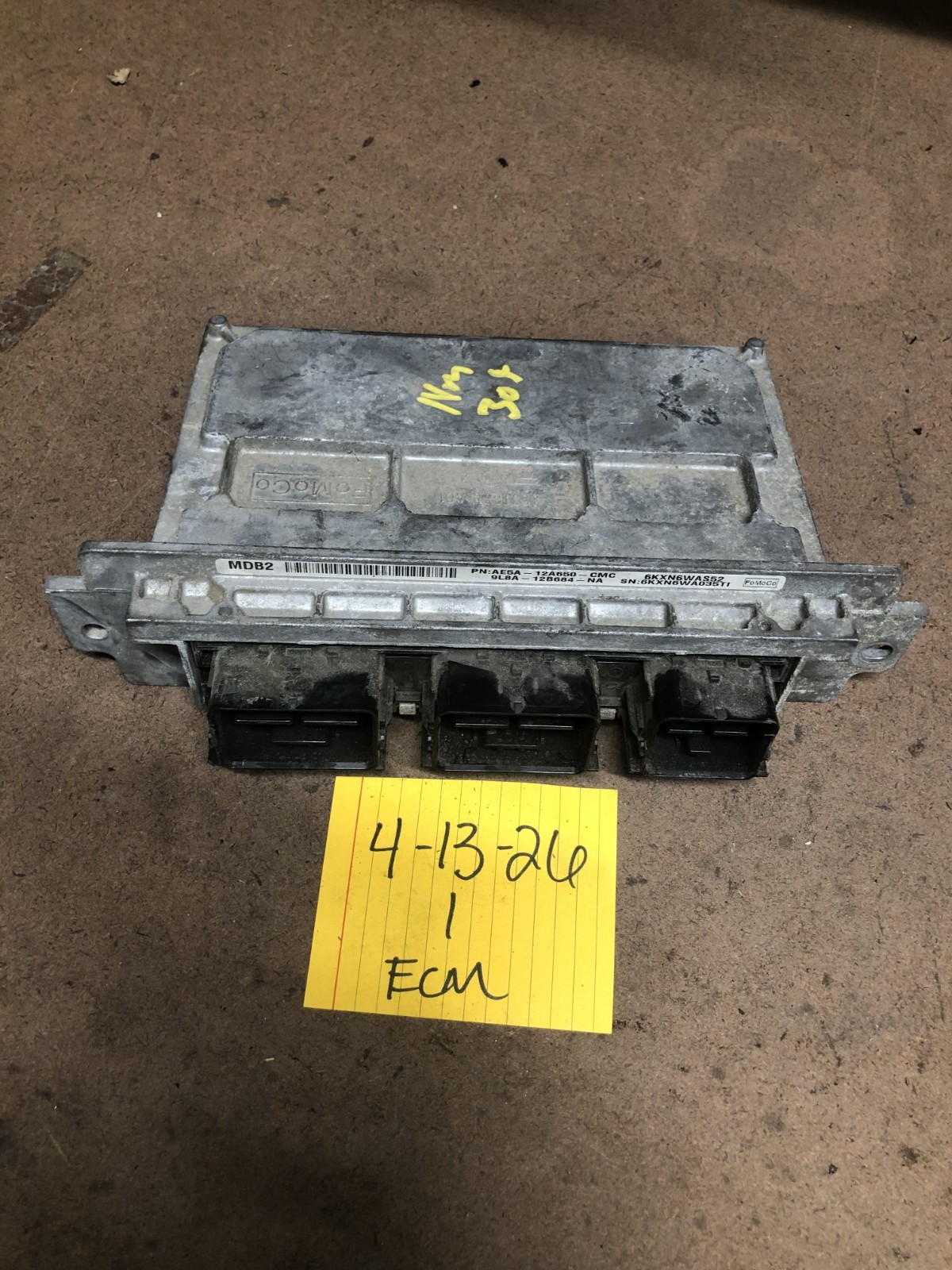 2010 Ford Fusion Milan AE5A-12A650-CMC Engine Control Module Computer Ecm