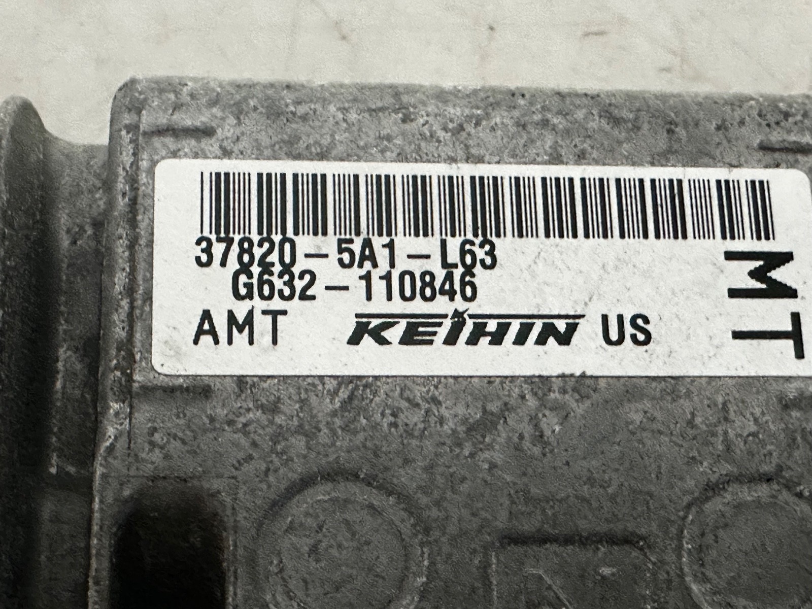 2015 Honda Accord Engine Computer Module ECM ECU Unit 37820-5A1-L63 💎 OEM 💎