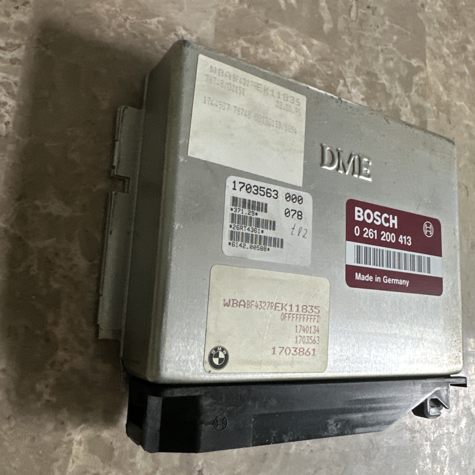 1993-1995 BMW E36 E34 M50B25 413 Red Label ECU DME 0261200413 525i 325i