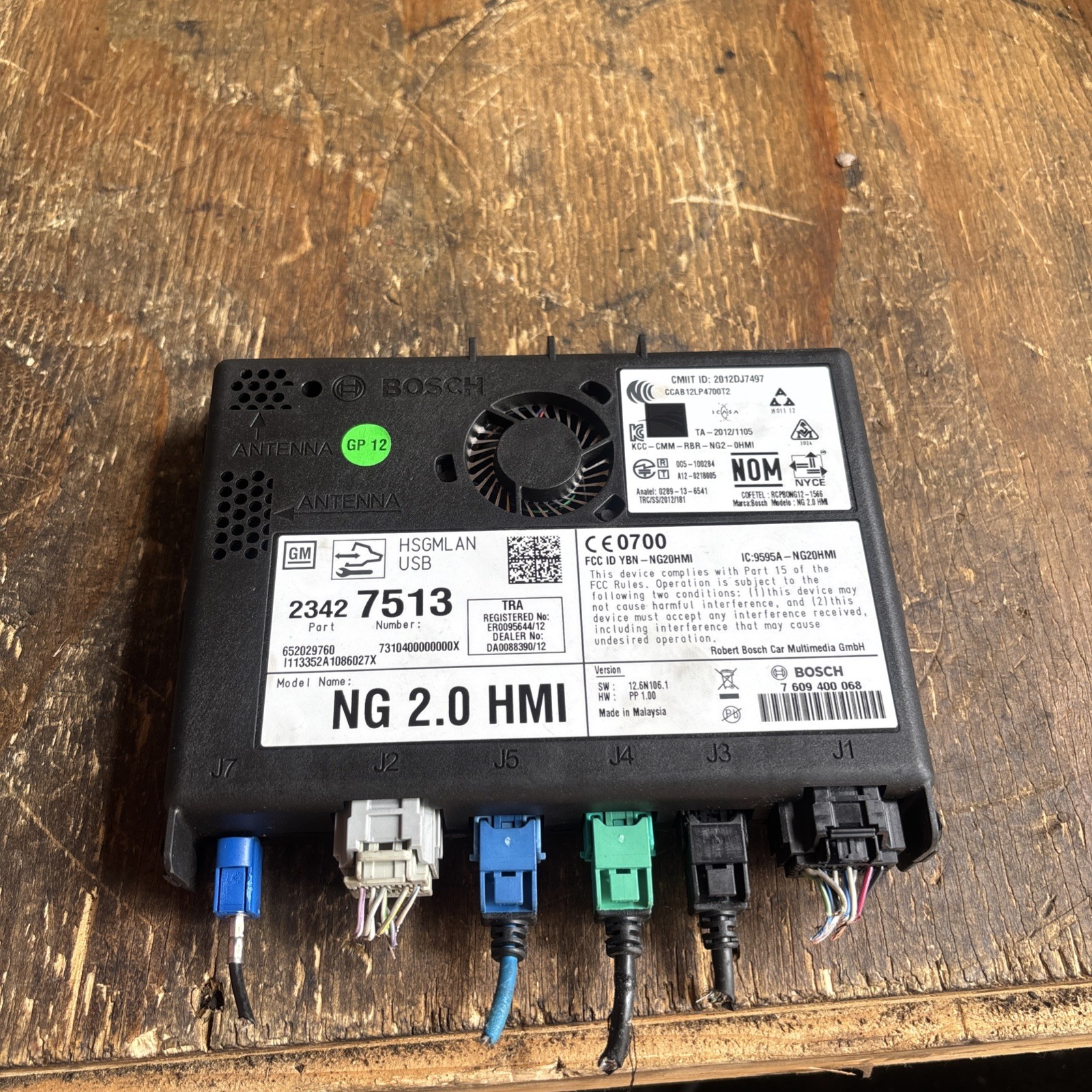 14-16 Chevy/Cadillac/GMC/Buick HMI Human Machine Interface Module OEM 23427513