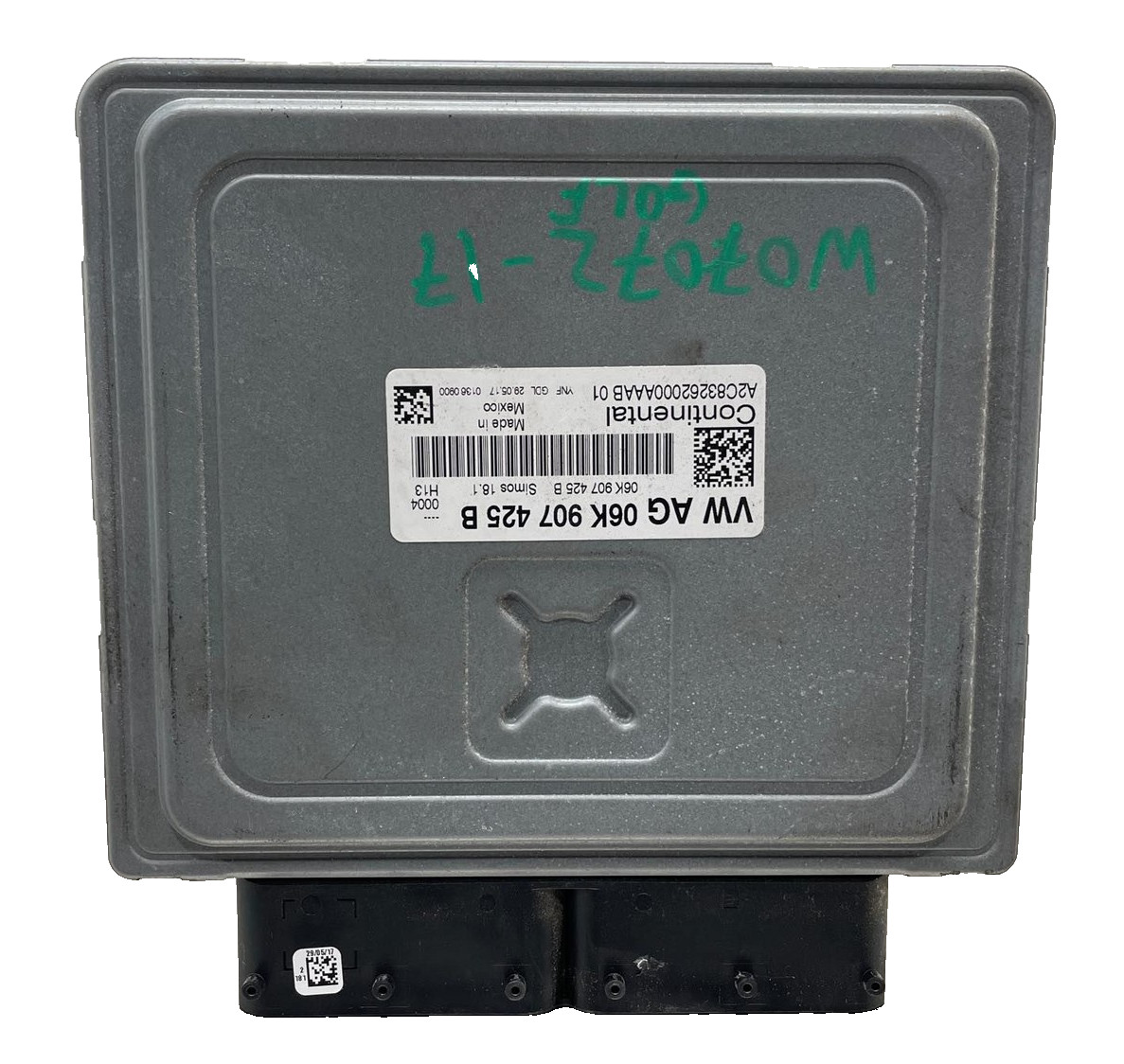 17 Volkswagen Golf 1.8L OEM Engine Computer Control Module ECU 06K907425B 15 16