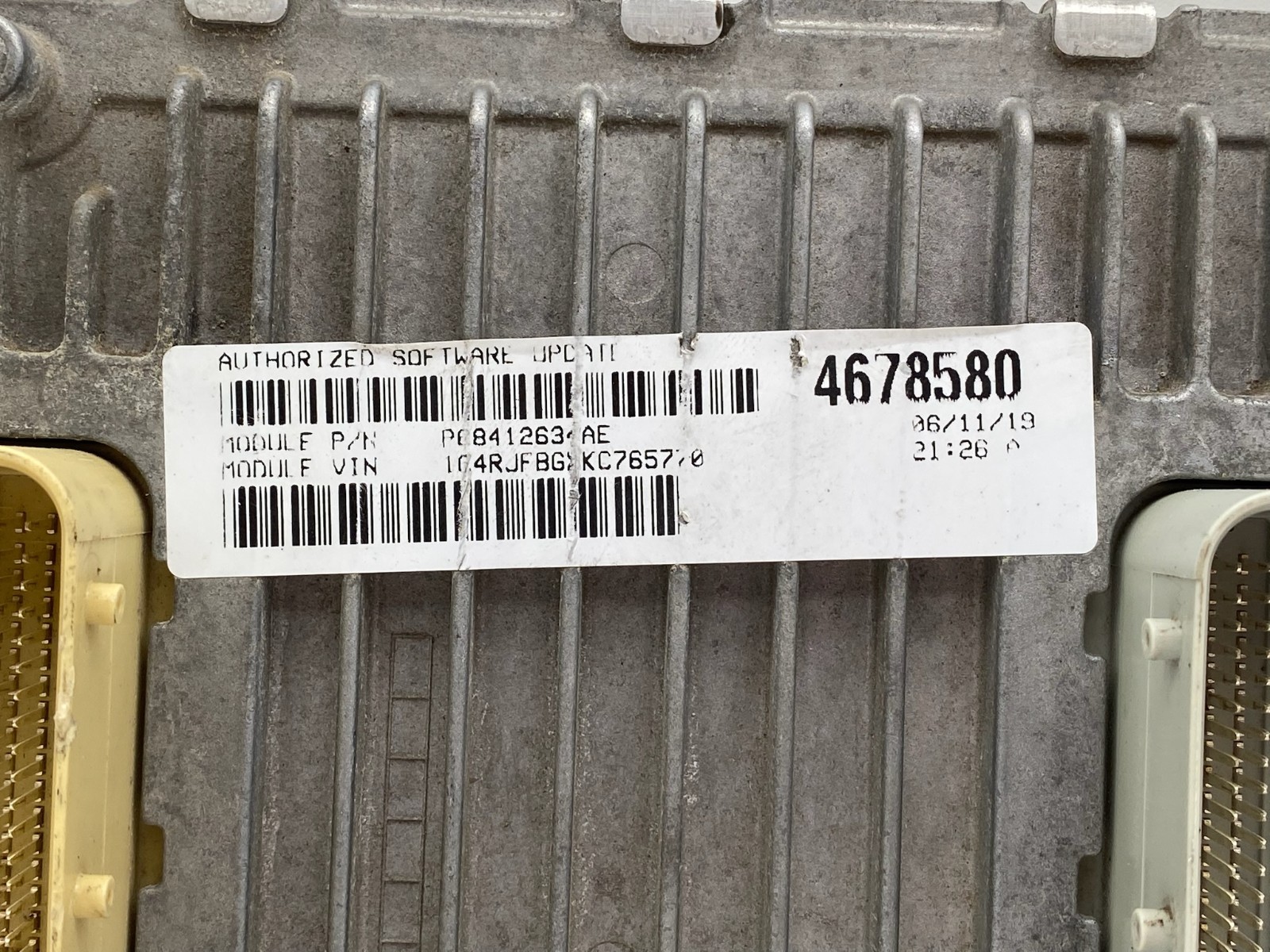 2018-2019 Jeep Grand Cherokee Engine Computer Control Module ECU ECM 68330924AA