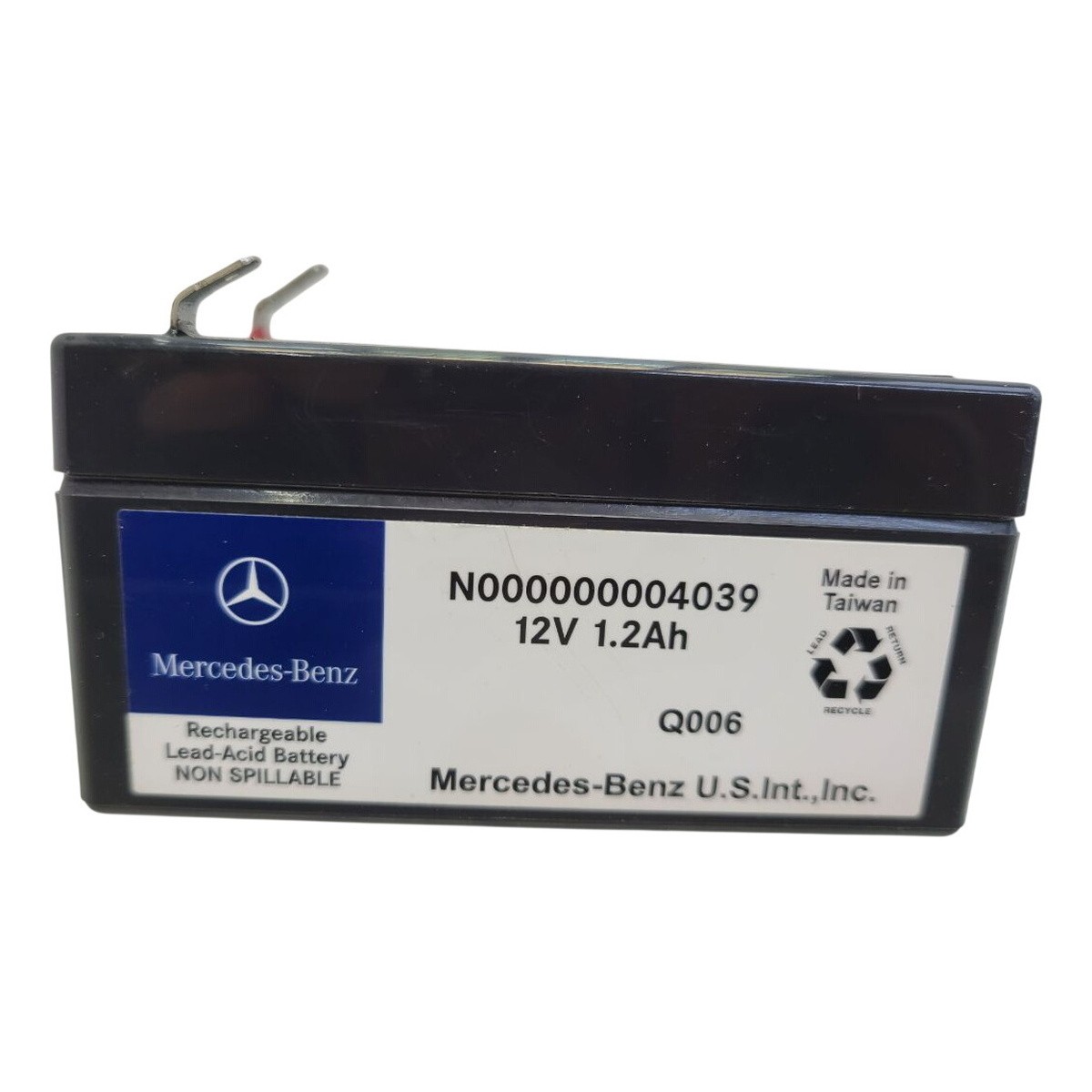 Mercedes GLA H247 12V 1.2Ah Auxiliary Battery