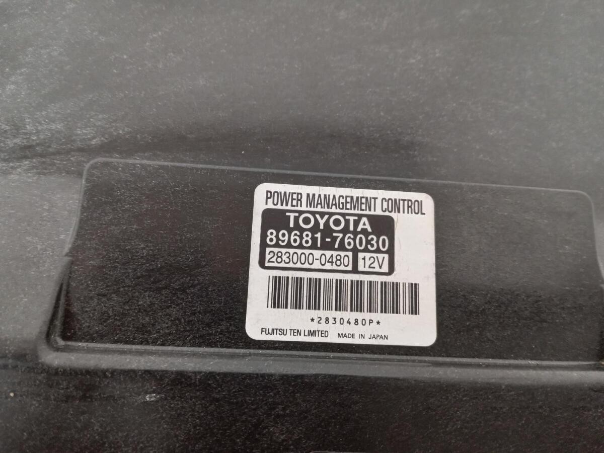 Lexus Ct200 2012 Mk1 Power Management Control Module 89681-76030