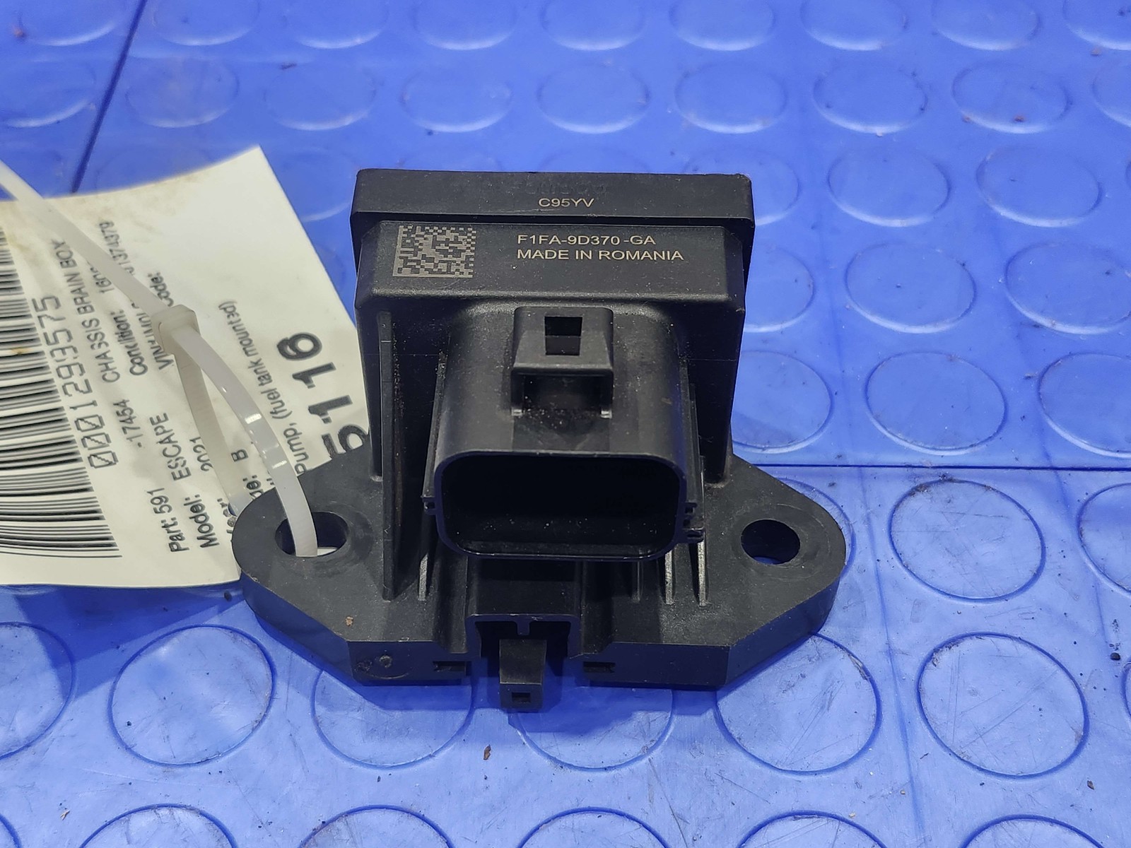 21-22 Ford Escape Fuel Pump Control Module Genuine OEM Part F1FA-9D370-GA