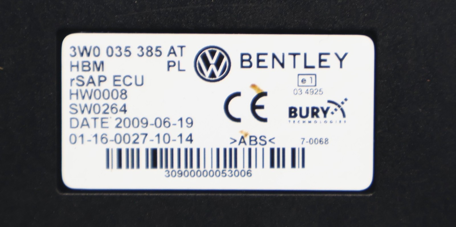 2006 – 2012 BENTLEY CONTINENTAL TELEPHONE COMMUNICATION CONTROL MODULE UNIT OEM