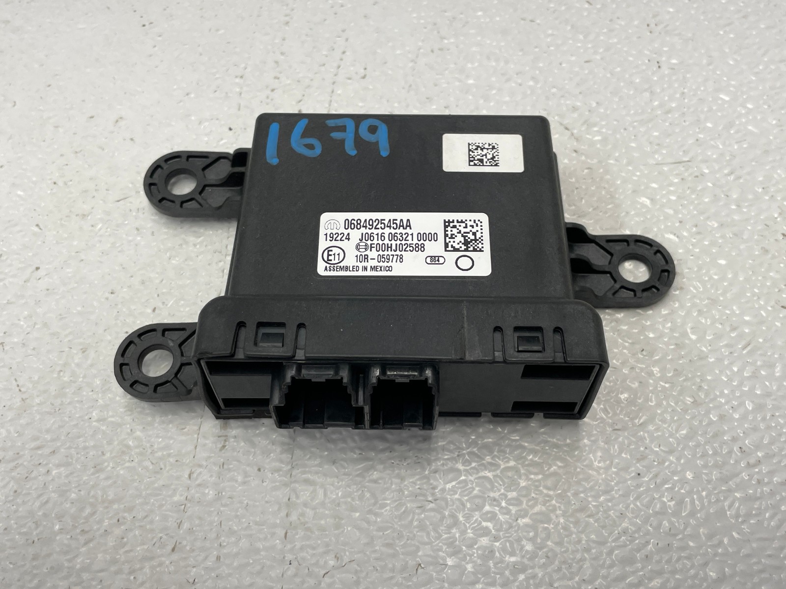 2021-2025 Jeep Wrangler Gateway Computer Control Module Unit 1679 OEM