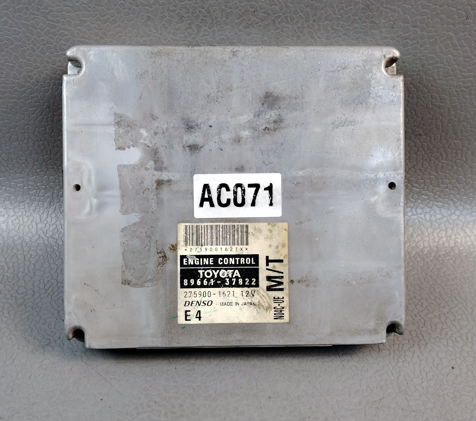 HINO DUTRO XZU538M E4 N04C-UE M/T 12V ENGINE CONTROL MODULE ECM ECU 89661 37822