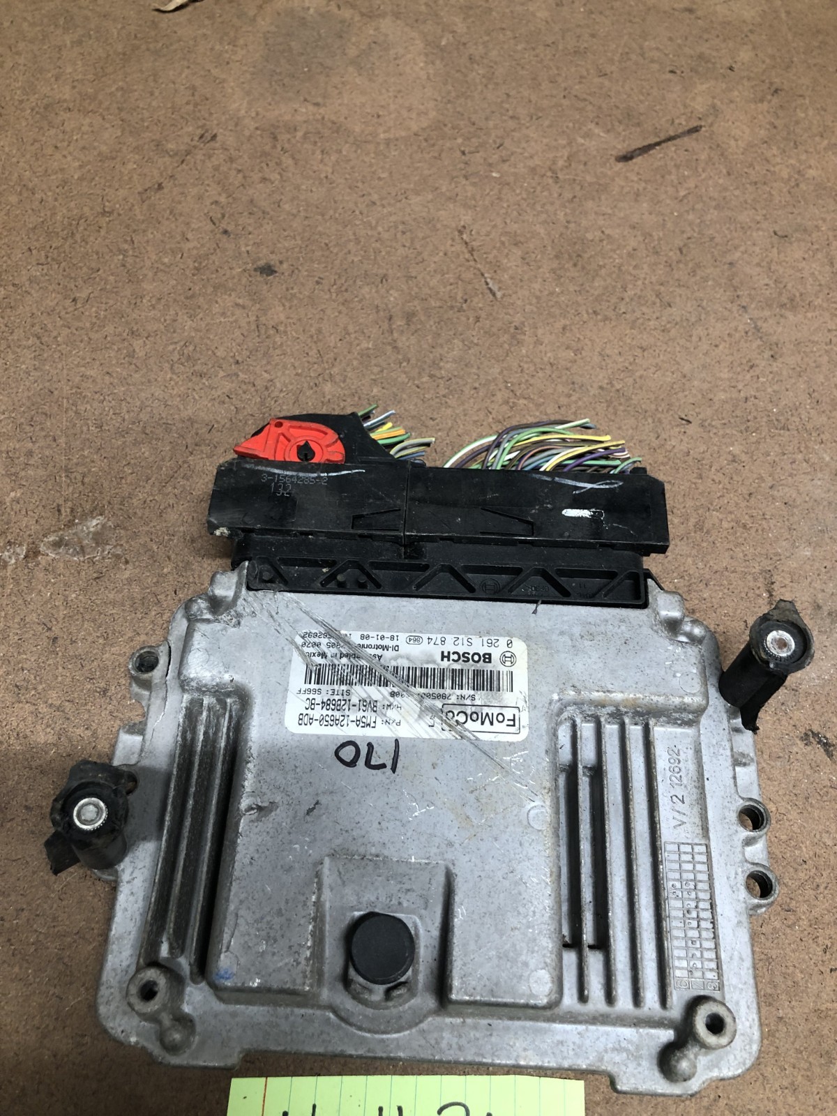 2013-2018 Ford Focus Engine Control Module Computer ECM FM5A-12A650-ADB Plugs
