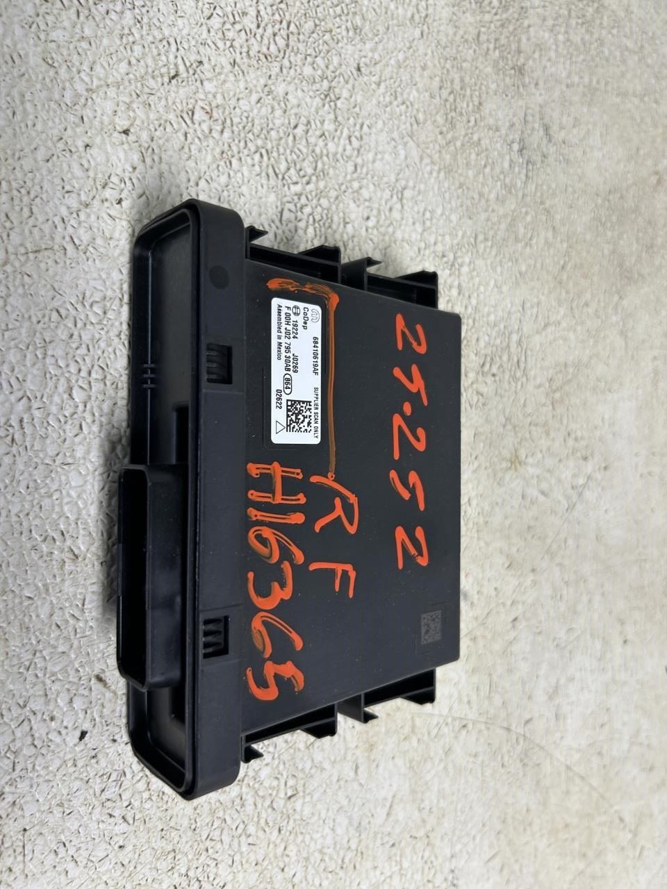 2022 JEEP GRANDCHER Network Gateway Control Module OEM ID 68410619A5