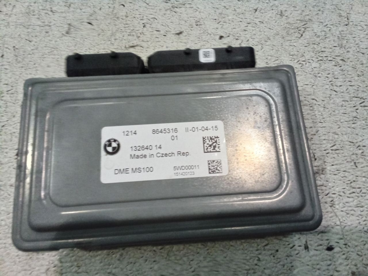 Engine ECM Electronic Control Module Rear Rex Gasoline Fits 14-17 BMW i3 331334