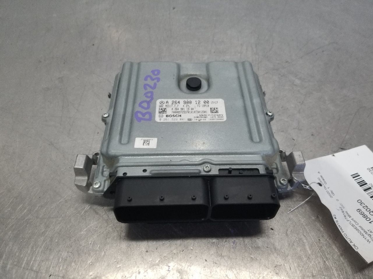 20 MERCEDES-BENZ GLC300 ECM ENGINE CONTROL MODULE 2649001200