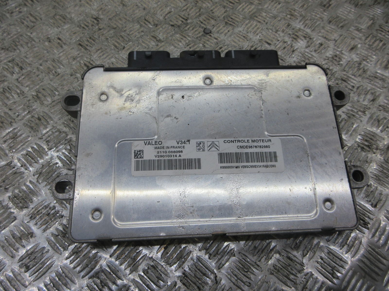 2010 PEUGEOT 207 1.4 PETROL ENGINE ECU CMDE9676782980