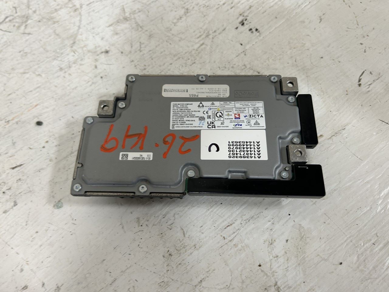 2022 FORD BRONCO Communication Sync Control Module OEM Part Number PU5T14G670PMG