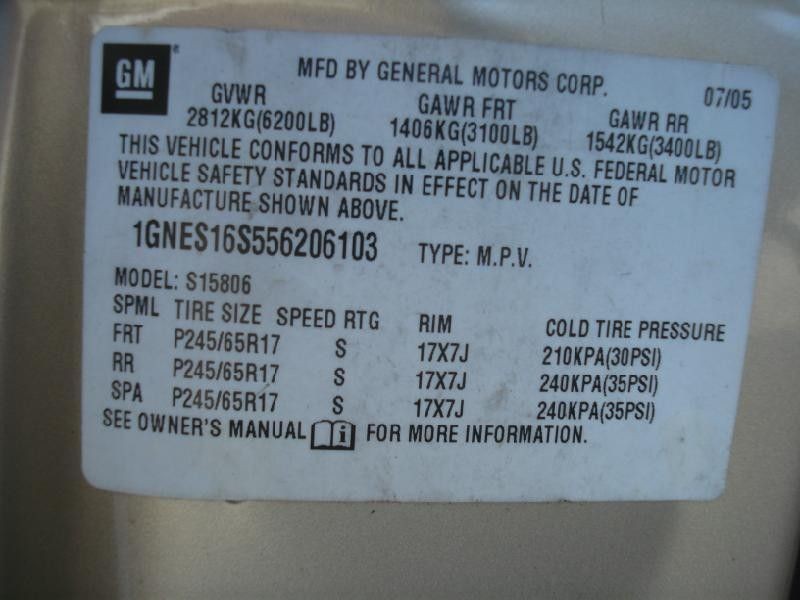 Front Body Control Module BCM 15135466 No Security Fits 05-09 Trailblazer 670235