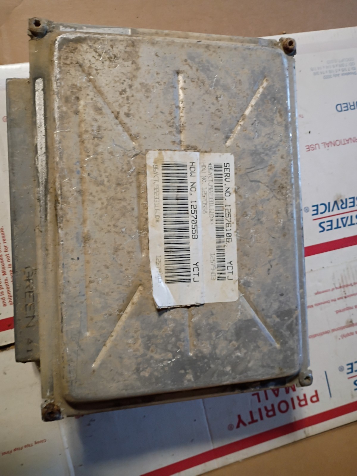 2003 Chevy Silverado engine computer ECM ECU OEM 12576106 5.3L Delphi 4.8