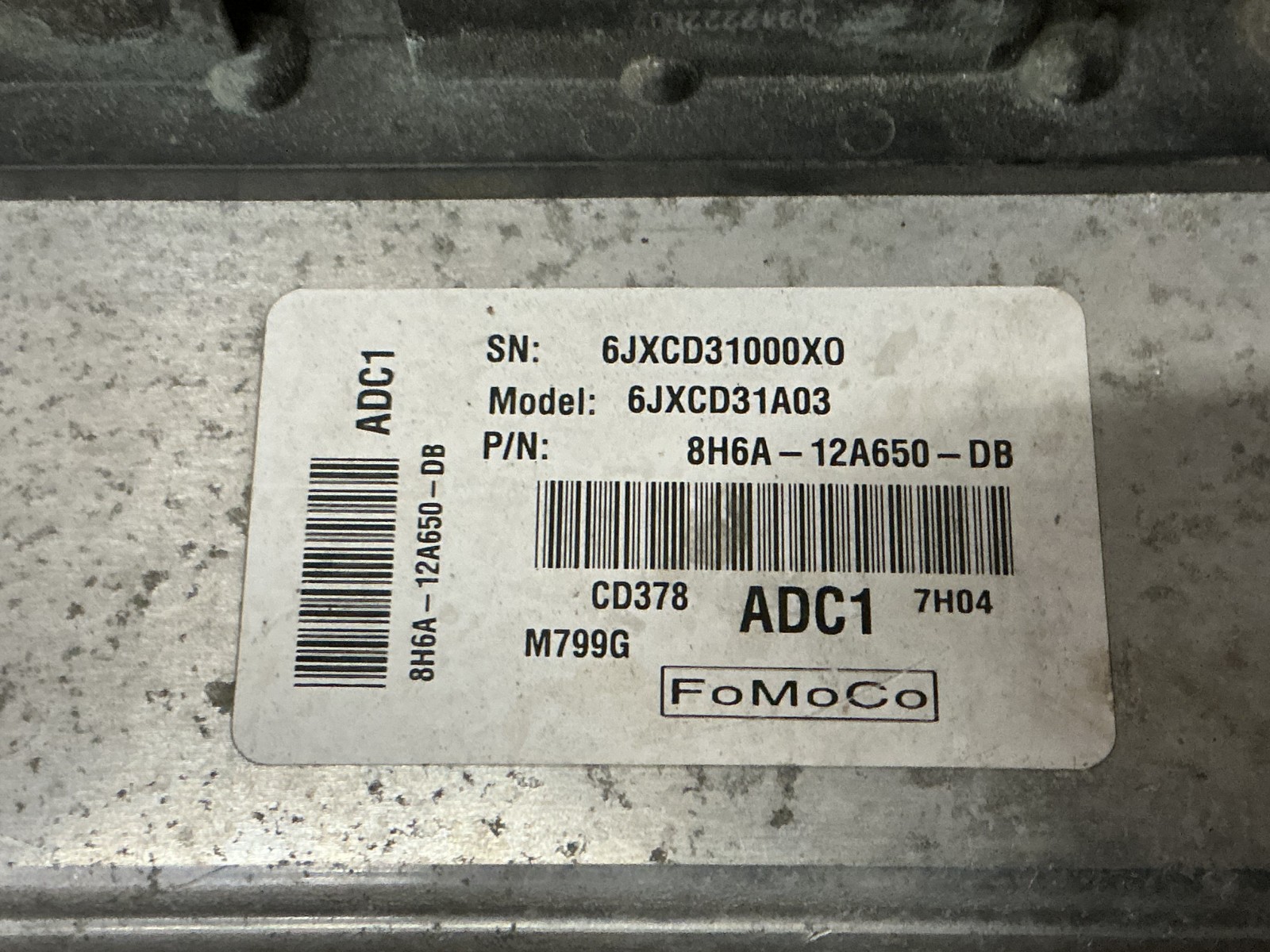 2008-09 LINCOLN MKZ 3.5L ENGINE COMPUTER CONTROL UNIT ECU ECM OEM 8H6A-12A650-DB