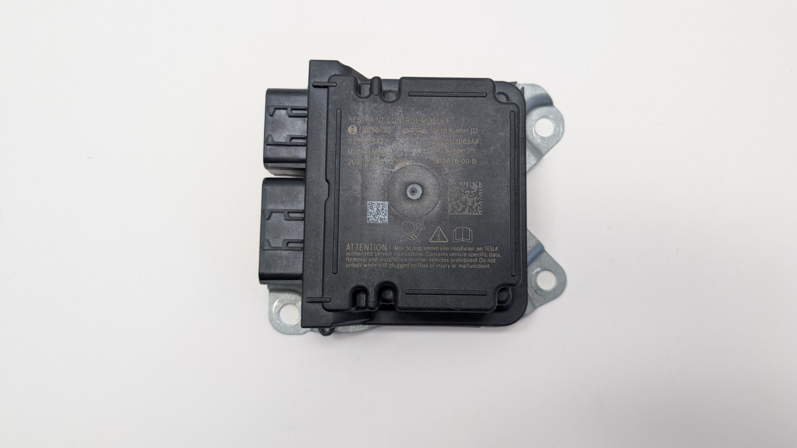 Tesla Model 3 17-23 Diagnostic Computer Module Control 1512876-00-B OEM