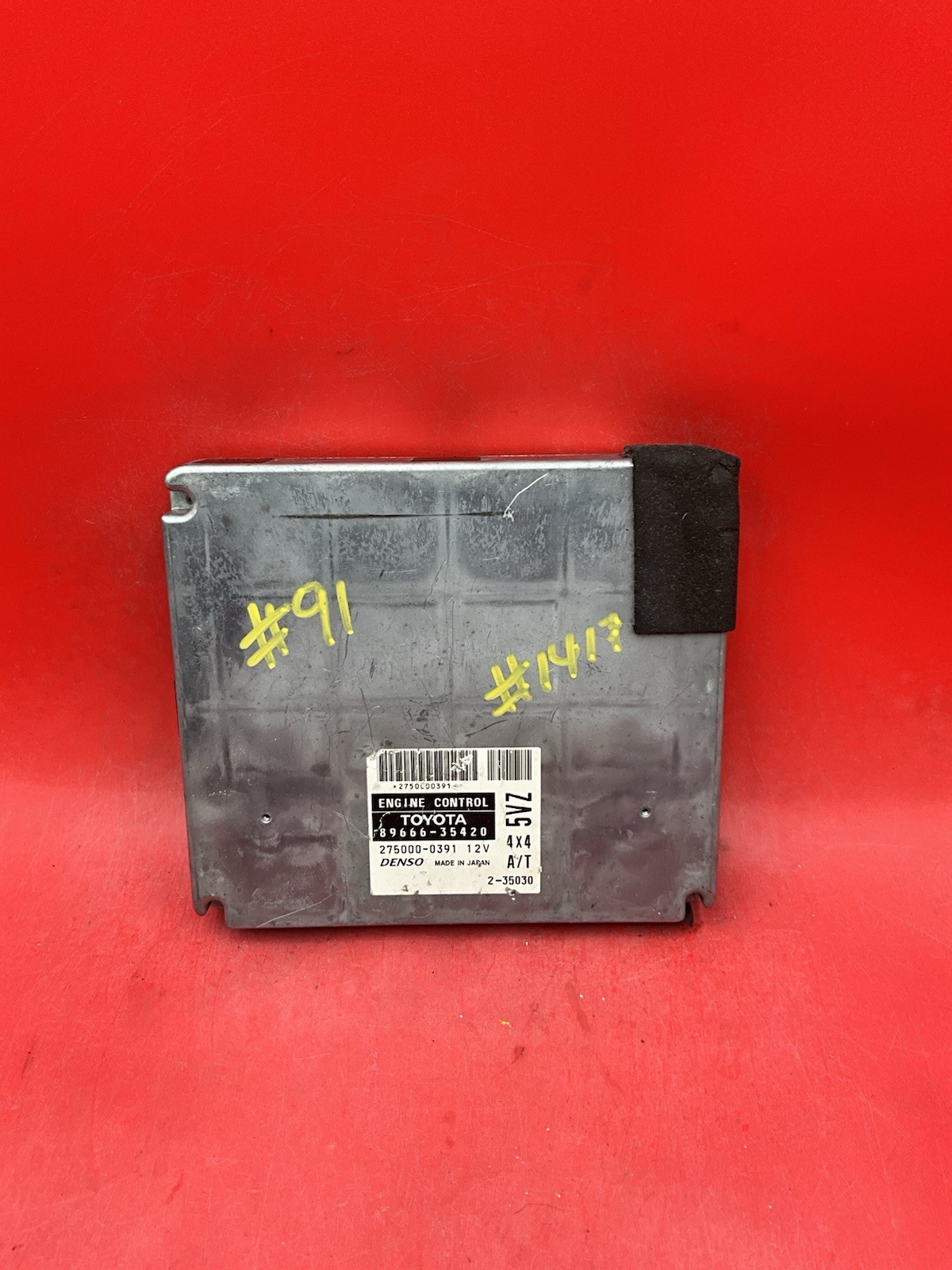 89666-35420 | 2001 TOYOTA 4RUNNER 3.4L PCM ENGINE COMPUTER ECM ECU