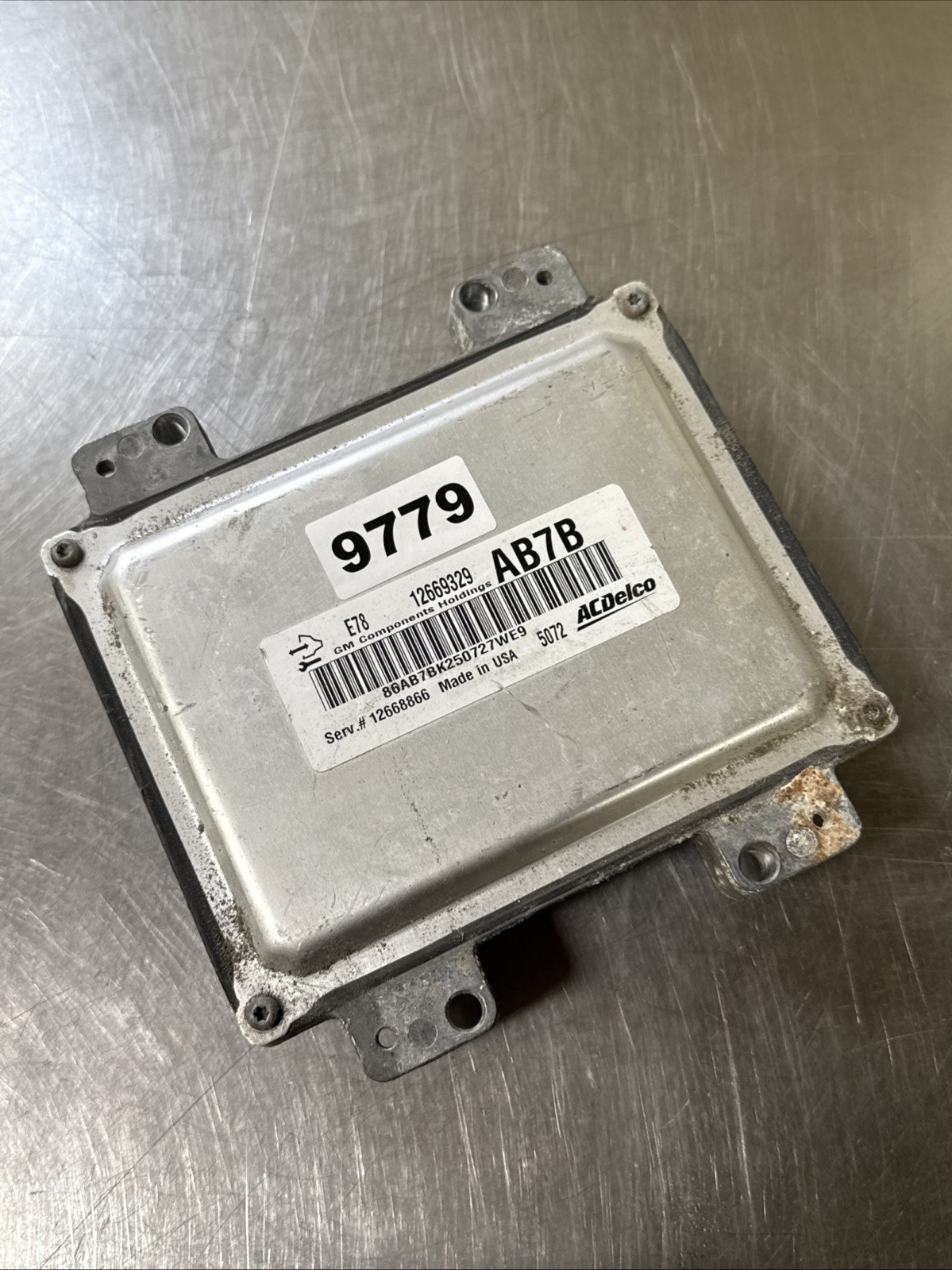 2012-2016 Chevrolet Cruze 12669329 Engine Control Module Unit Ecm