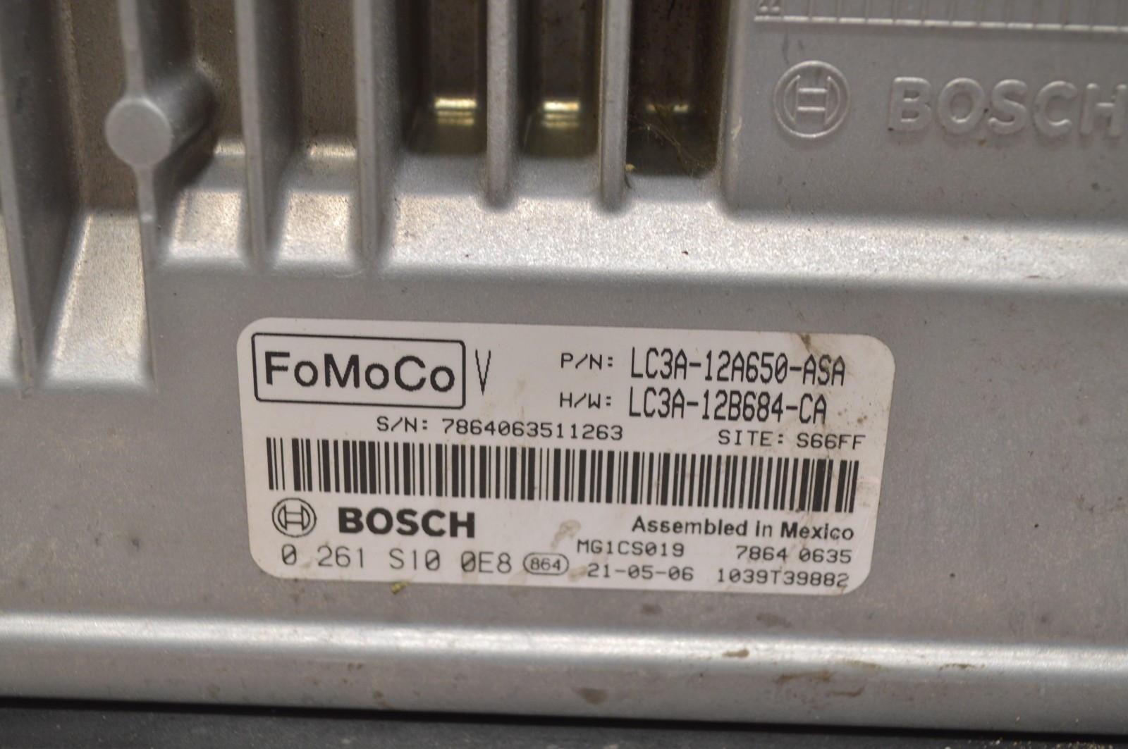 2020-2022 Ford F-250 7.3L LC3A-12A650-ASA Engine Control Module Unit Ecm F70 048