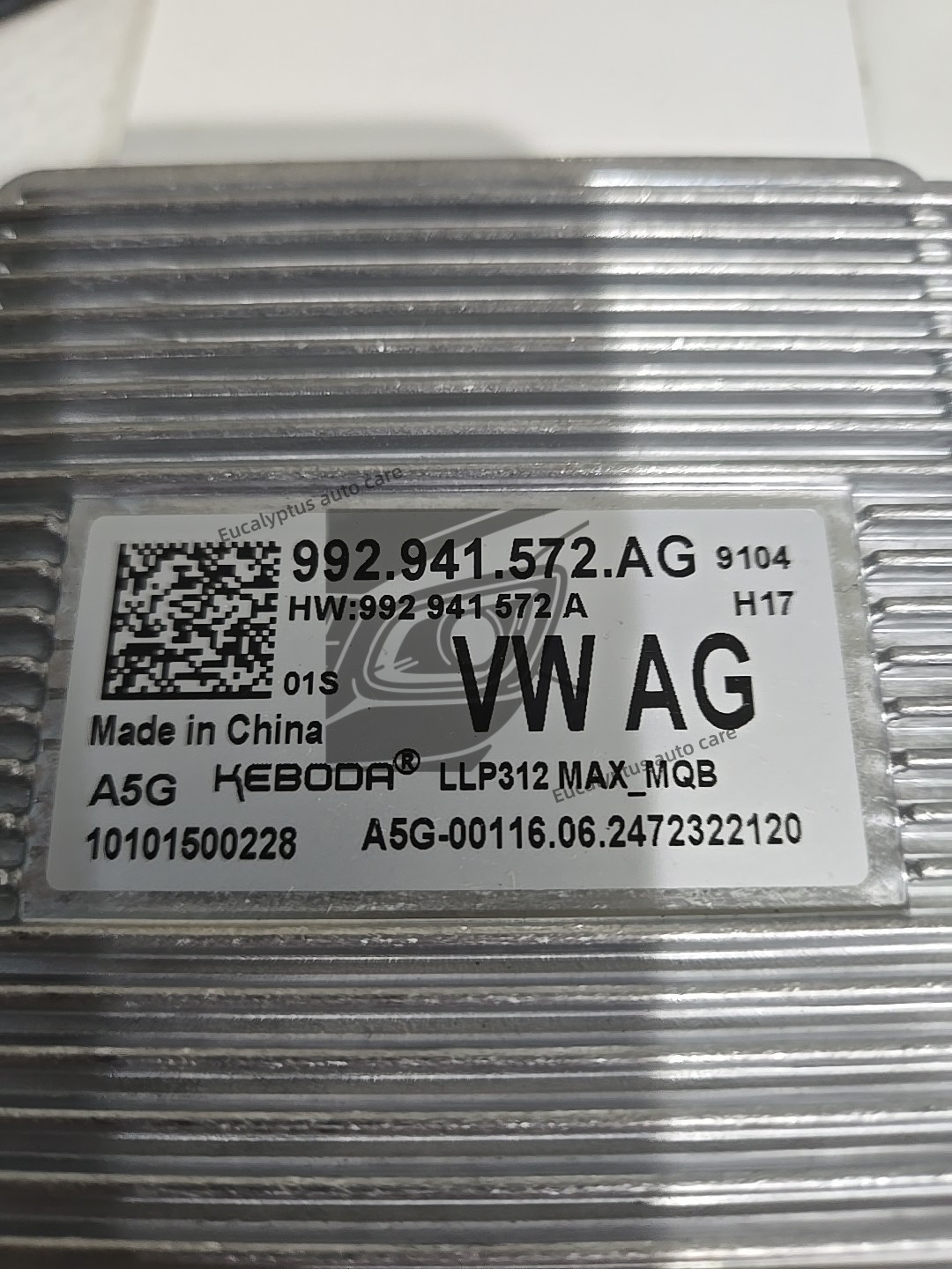 2020-24 VW,GOLF,AUDI,SKODA,HEADLIGH BALLAST MODULE LH/RH 992-941-572-AG..