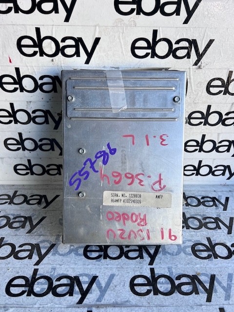 USED OEM 1991 ISUZU RODEO 3.1L 1228838 ANFP ENGINE COMPUTER