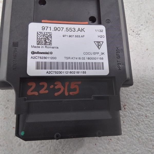 ACTIVE SUSPENSION MODULE PANAMERA 2018 Chassis ECM 948517 ID # 971907553AK