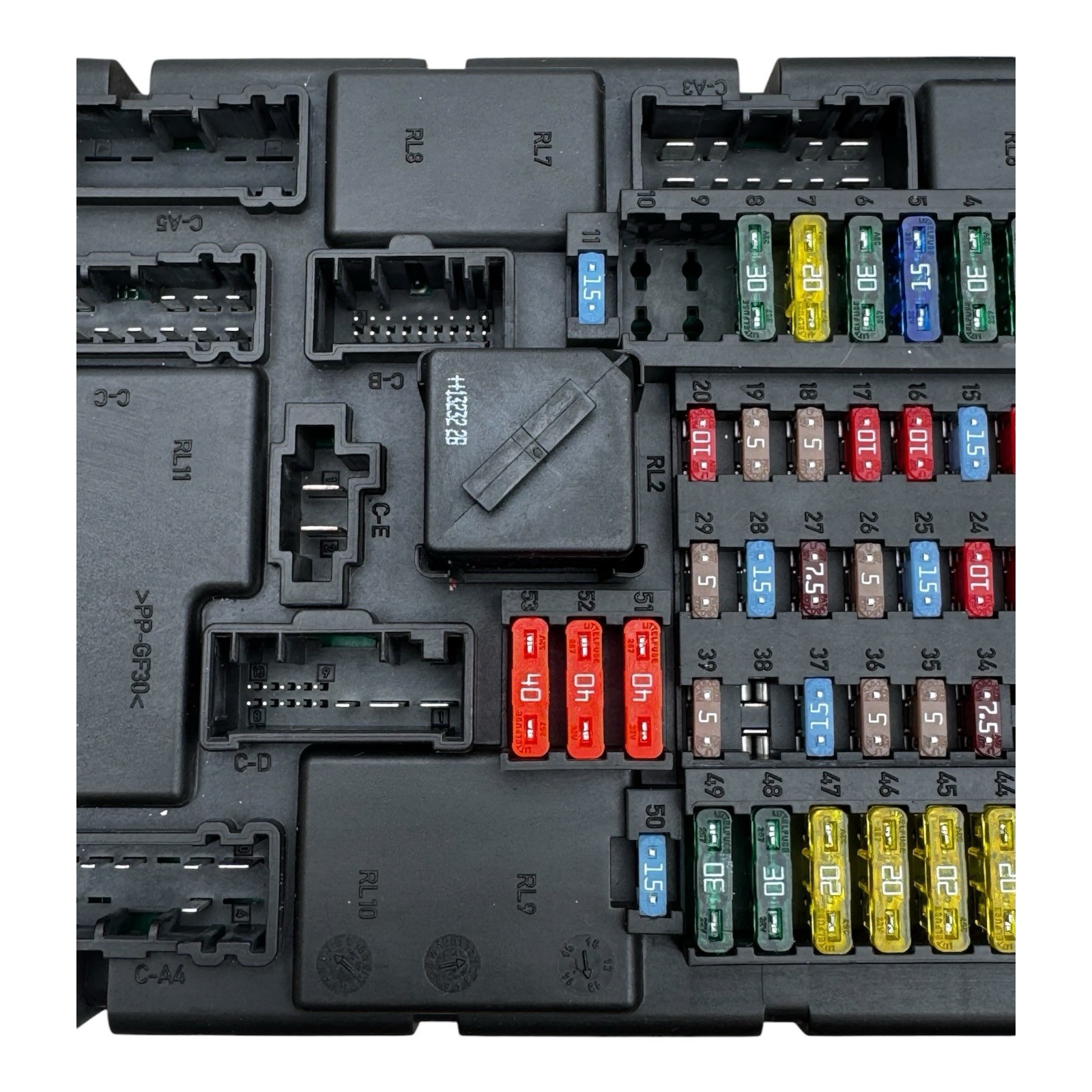 07-13 MINI COOPER R56 Interior Relay Junction Fuse Box Module JBE 61353457413-02