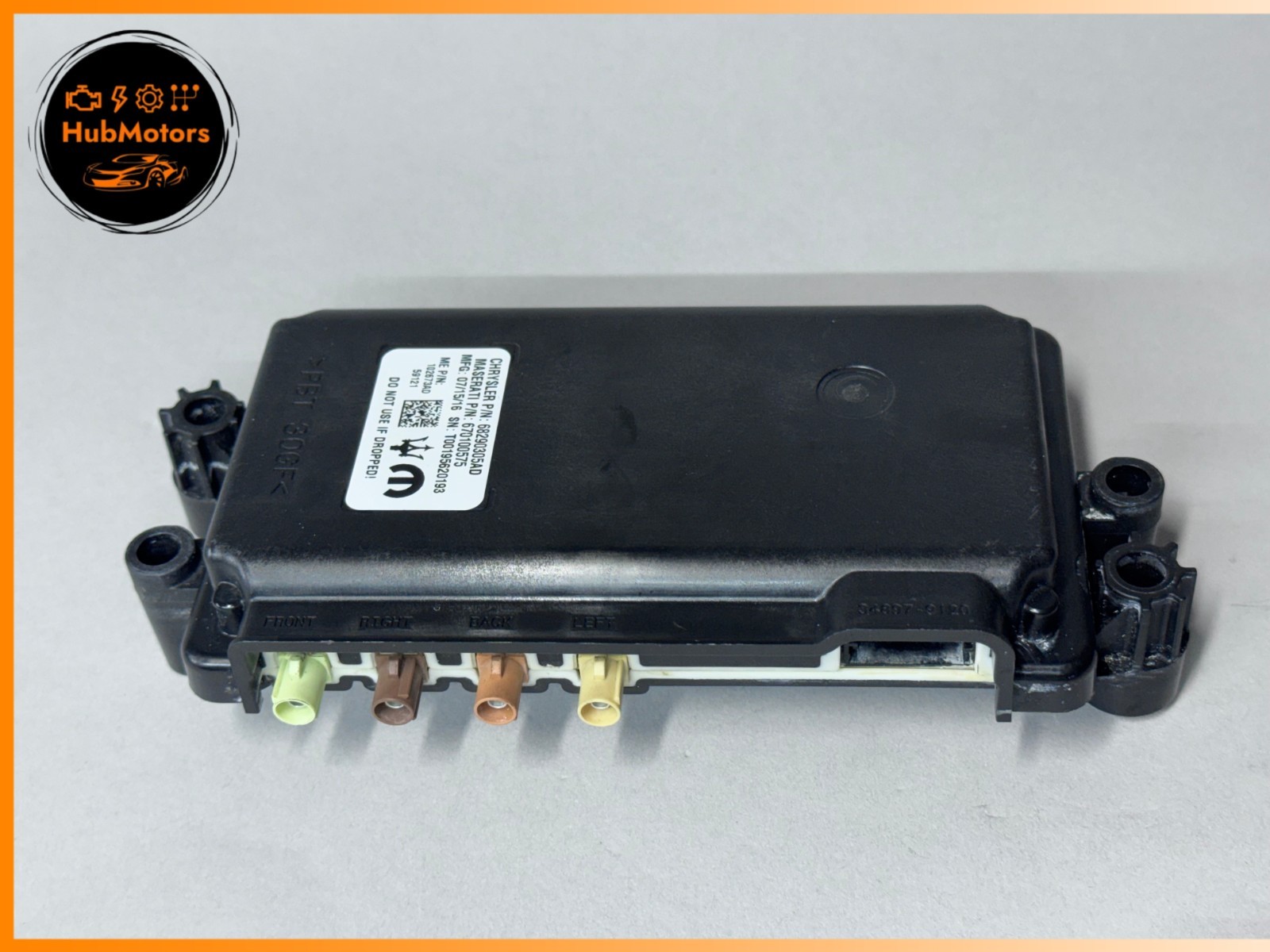 MASERATI LEVANTE SURROUND VIEW CAMERA CONTROL MODULE UNIT OEM 2017 – 2020