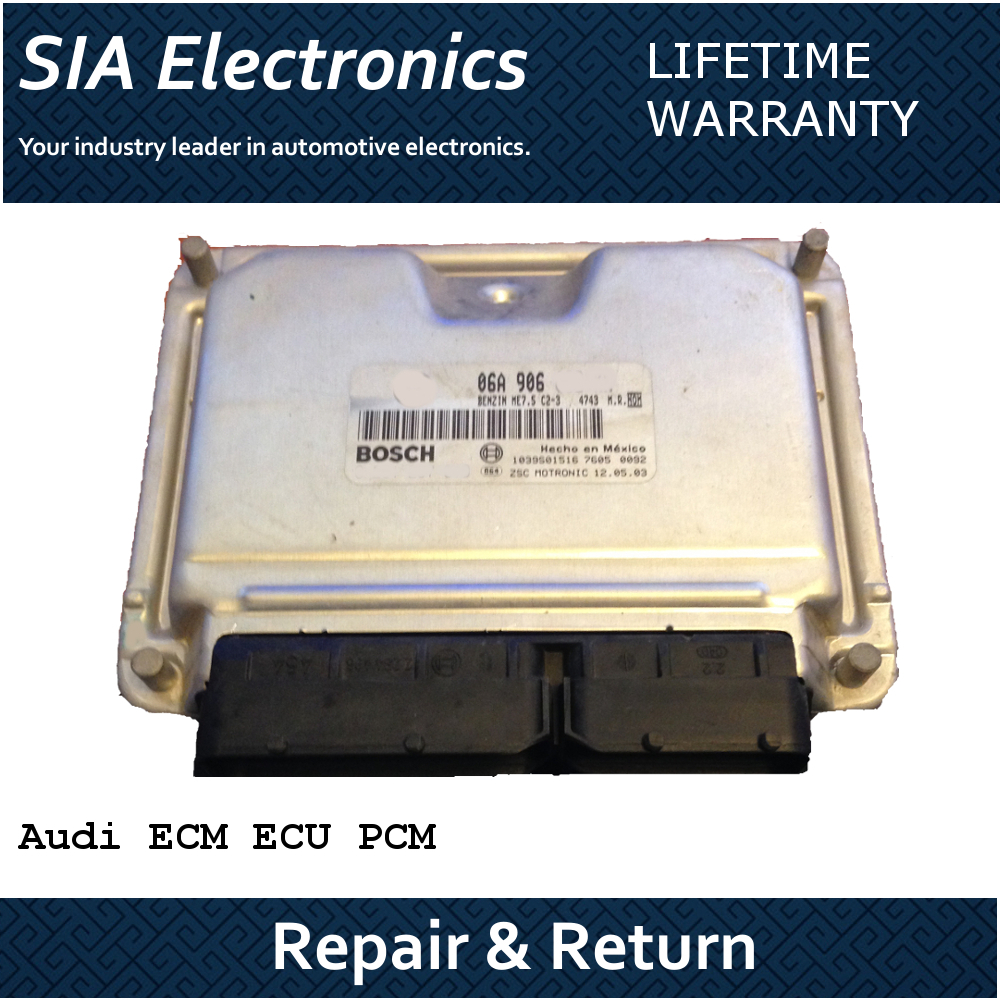Audi ECM ECU PCM Repair & Return Audi ECM Repair All Years All Models ECM Repair
